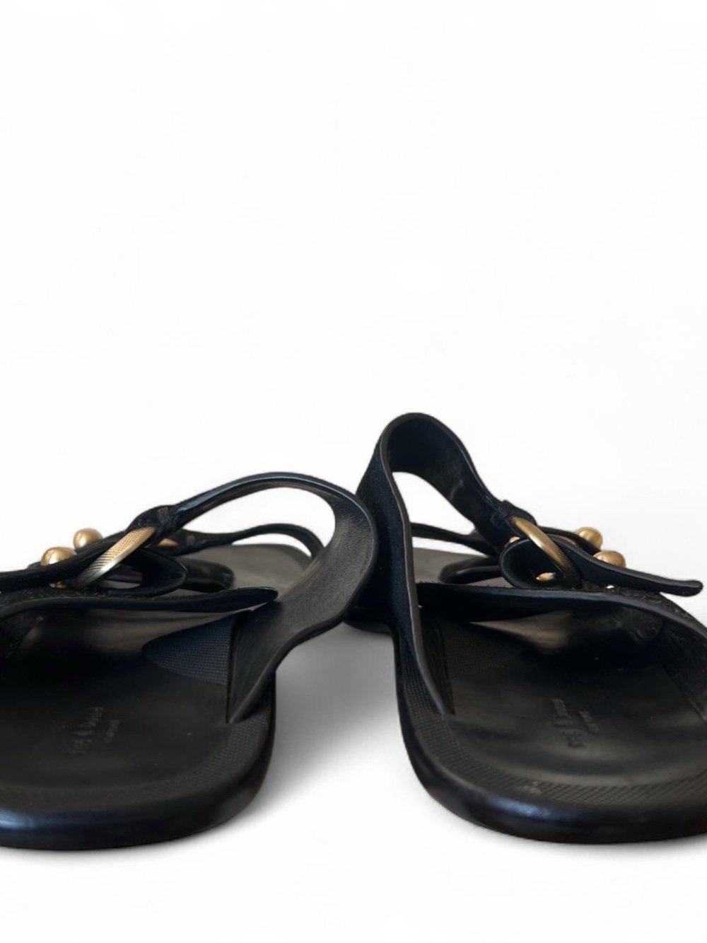 Rag & Bone Black Avost Slip-On Suede Sandals with Gold Accents ✨
Size 39 - Picture 6 of 7